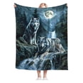 thumbnail image 2 of Christian Blanket Cross Hand of God Throw Blanket for Men Kids Teenagers Soft Cozy Warm Fuzzy Fleece Religious Christ Decor Blanket Gifts for Boys Women Girls Couch Sofa Bed 50"X40", 2 of 5