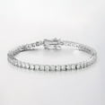 thumbnail image 5 of Pulsera con hebilla de lengüeta de pato y circonita con incrustaciones de cobre de una sola fila hecha a mano con cadena de tenis de estilo hip-hop europeo y americano con diamantes, 5 of 5