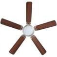 thumbnail image 5 of Hugger 52" Nickel Traditional LED Ceiling Fan, 5 of 10