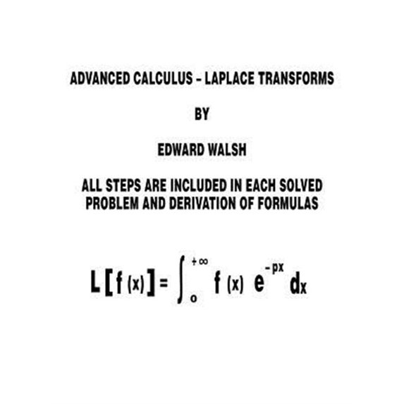 Pre-Owned Advanced Calculus: Laplace Transforms (Paperback)