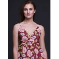 thumbnail image 4 of Bimba Robe Longue Maxi à Bretelles Spaghetti Ajustables à Imprimé Floral, Tenue de Plage d'Été - XX-Grand, 4 of 6