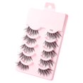 thumbnail image 1 of Pestañas postizas de visón natural, tira tenue, pestañas de ojo de gato, zorro esponjoso, pestañas de ala de ángel, extensión de maquillaje, 3 pares, 5 pares hola suerte  unisex, 1 of 2