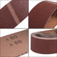 thumbnail image 5 of Cinturón de Irfora 3 bandas de lija de 18 pulgadas (76x457 mm), 18 bandas de lija de óxido de aluminio por paquete (3 de cada grano 60 80 120 180 240 400) Papel de lija premium para lij Irfora Cinturón de, 5 of 5