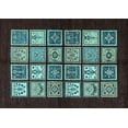 thumbnail image 1 of Ahgly Company Indoor Rectangle Oriental Light Blue Modern Area Rugs, 7' x 10', 1 of 4