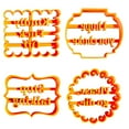 thumbnail image 1 of Moins de 5 Moules à Biscuits Moules à Biscuits avec Bons Souhaits, Emporte-Pièces Formes au Design Haut de Gamme, 1 of 9
