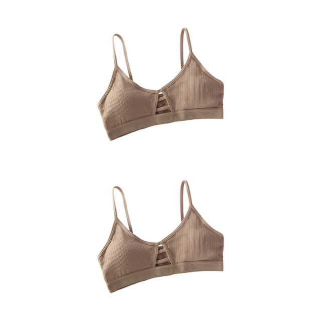 Minnieouse Sujetador de tirantes finos, lencería Sexy, sujetadores suaves sin espalda sin costuras, Bralette transpirable sin costuras, ropa Type2 NO2