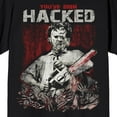 thumbnail image 2 of Texas Chainsaw Massacre Leatherface Youve Been Hacked With Body Parts on Black Adult Crew Neck Short Sleeve T-shirt - 6XL, 2 of 4