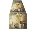 thumbnail image 2 of Camino de Mesa Antiguo Vintage ABPHQTO 40x180 cm Algodón Lino, 2 of 2