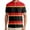 Red, variant on Men Polo Shirts Golf Striped Button Up Collared Breathable Short Sleeved Top Performance Stretch Athletic Regular Mens T-Shirts