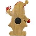 thumbnail image 6 of 15" LED Lighted Gingerbread Swirled Bearded Santa Christmas Figurine, 6 of 7