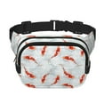 thumbnail image 1 of Balery Koi Fish Corals,Spring Summer Mochila Cinturón para Mujeres y Hombres, Bolsa de Cintura Impermeable de Doble Capa con Correa, 1 of 9