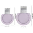 thumbnail image 2 of Clearance Champú Champú para el cabello Botella de repuesto de silicona para viaje Champú de maquillaje tipo exprimible Gel de ducha Juego de artículos de tocador de viaje portátil(Buy 2 Save 10%), 2 of 8