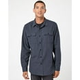 thumbnail image 4 of Burnside Long Sleeve Solid Flannel Shirt, 4 of 5