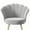 Gray, variant on Hawsaiy Modern Velvet Accent Chair with Gold Metal Legs,Upholstered Vanity Chair for Bedroom, Makeup Room, or Living Room, White