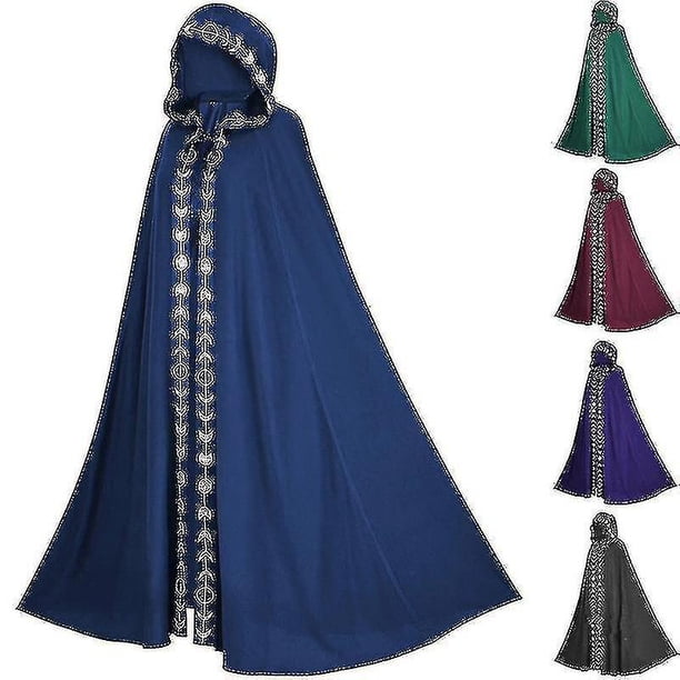 Hooded Cloak Medieval Renaissance 5-color Cloak Halloween Cosplay Costumes Film And Television Cos Costumes Jb5-2