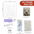 thumbnail image 4 of Mosaflare Paint by Numbers Kits for Adults,DIY Flower Art Craft Oil Painting Set,Home Wall Decor 16"×20", 4 of 6