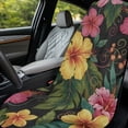 thumbnail image 2 of KUIFORTI Tropical Flower Print Car Cushion Seat Covers Lightweight Automotive Towels Seat Protector Cover Blanket for Cars Outdoor Sport Activities Washable Front Protector, 2 of 7