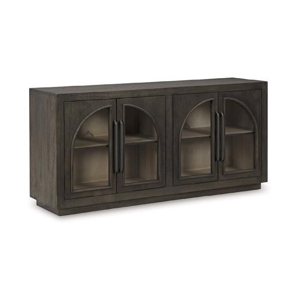 Signature Design by Ashley Dreley Grayish Brown Accent Cabinet