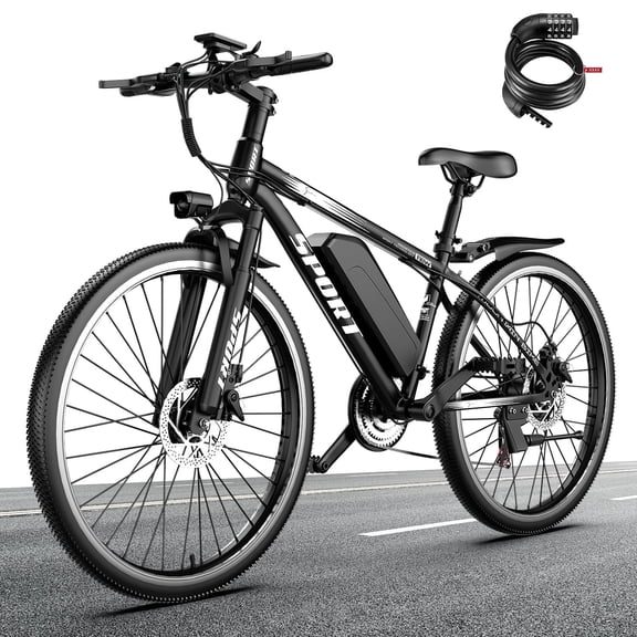 ASKGO Electric Bike, 26" 1500W Electric Mountain Bike, 22mph 55mile Range E bikes for Adults Men Women, 48V Removable Li-ion Battery, UL 2849 Certified