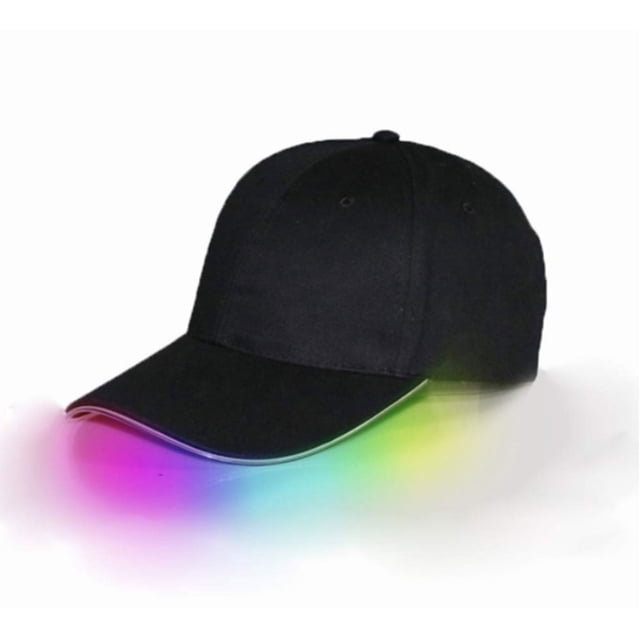 Sombrero de pesca con luces LED unisex, fresco para exteriores, para pesca nocturna, caza, senderismo, aparejos de pesca