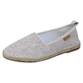thumbnail image 1 of Bmisegm Nouvelles Chaussures Décontractées à Bout Rond, Confortables, à Semelle Plate, Grande Taille, à Enfiler, Chaussures Décontractées à Semelle Plate pour Femmes, Chaussures Décontractées pour Femmes Gris 38, 1 of 1