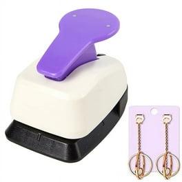 Earrings Card Cutter Double Hole Punch for DIY Crafts Portable