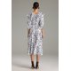 thumbnail image 3 of Vestido midi estampado con volantes Dress Ninao para mujer, 3 of 3