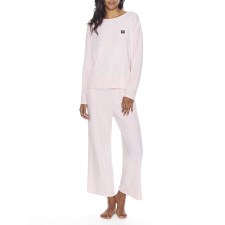 DKNY Sleepwear Womens Marled Jersey Knit Lounge Set Style-Y2822501