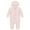 Light Pink, variant on Gerber Baby Neutral Long Sleeve Hooded Romper, Sizes Newborn - 24 Months