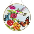 thumbnail image 2 of Adorno colgante de ventana de colibrí acrílico colorido | Atrapasueños para jardín | Adorno de pájaro estilo vitral para el hogar, patio o exteriores, 2 of 4
