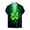 BK2, variant on Mens Shirts Short Sleeve Saint Pattys Day Graphic Shamrock Casual Short Sleeve Green Button Lapel Tops Summer Beach Dress Shirts