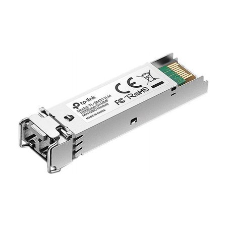 UPC: 0845973030209 | TP-LINK Gigabit SFP Module  1000Base-SX Multi-mode Fiber Mini GBIC Module  Plug and Play  LC/UPC Interface  Up to 550/220m Distance (TL-SM311LM)