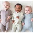 thumbnail image 5 of Wamejoo Baby Boy Girl Pajamas Bamboo Rompers Footless Zipper Solid Color Long Sleeve Sleeper Jumpsuit Soft Loungewear Outfit, 5 of 9