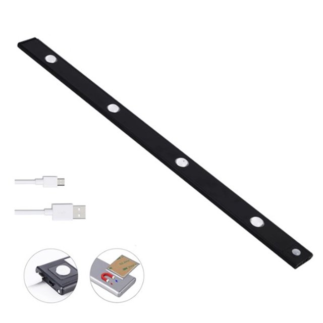 USB 5V Armario Tiras LED Autoadhesivas 500/700mAh 3 Modos para Librerías Hogar JShteea El nuevo
