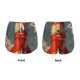 thumbnail image 3 of Balery Rusty Rocket Launch Pantalones cortos deportivos para mujer con forro y dos bolsillos, elásticos, para entrenamiento, gimnasio, yoga-Large, 3 of 7