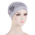 thumbnail image 4 of Chemo Turban for Women Headwear Soft Cancer Head Scarf Hats Beanie Elastic Hair Wraps, 4 of 4