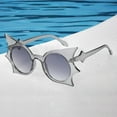 thumbnail image 3 of Gafas de sol de mujer europea Sunnimix Gafas de forma de murciélago Hip Hop Tonos de moda, 3 of 6