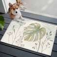 thumbnail image 3 of Entryway Rug 2'x3', Summer Palm Leaves Small Rug for Kitchen Bathroom Door Mat Indoor Entrance, Green Botanical Tropical Plant Non-Slip Area Rugs Floor Mats Carpet Front Door Rugs, 3 of 8