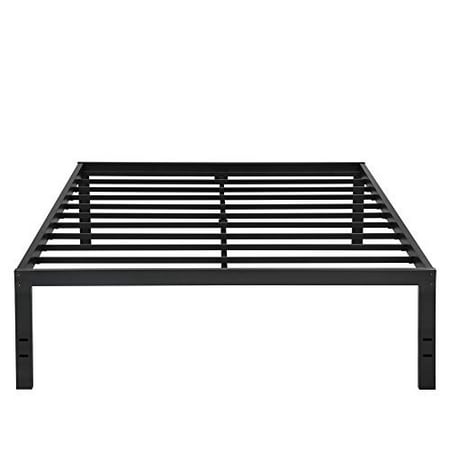 18 Inch Tall Metal Bed Frame, High Queen Bed Frame With Wheels