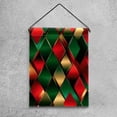thumbnail image 4 of Christmas Abstract Geometric Elements Pattern Garden Flag Double Sided House Flag for Outdoor Home, Personalized All Year Round Yard Decor 12 x 18 Inch, 4 of 6