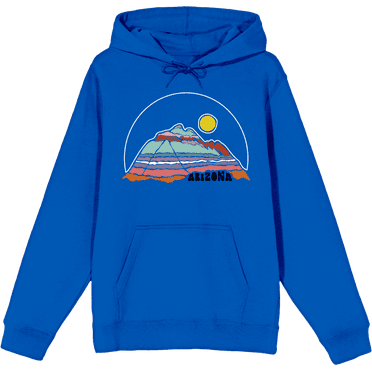 Elevation 7573 Arizona Blue Adult Long Sleeve Hoodie-XXL
