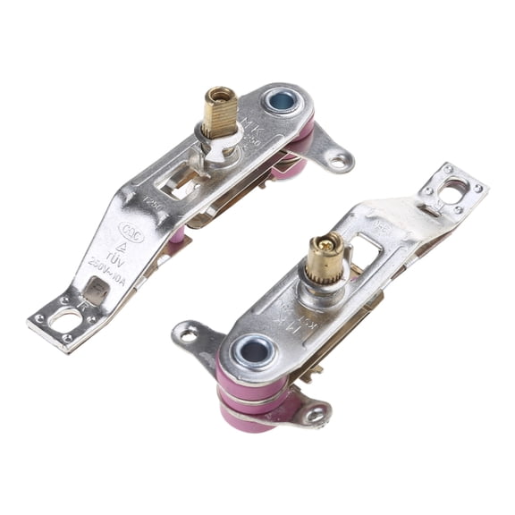 Yammee 2Pieces Mechanical Temp Controller Steaming Iron Regulator Iron Heater Spare Part for Electric Heating Appliances