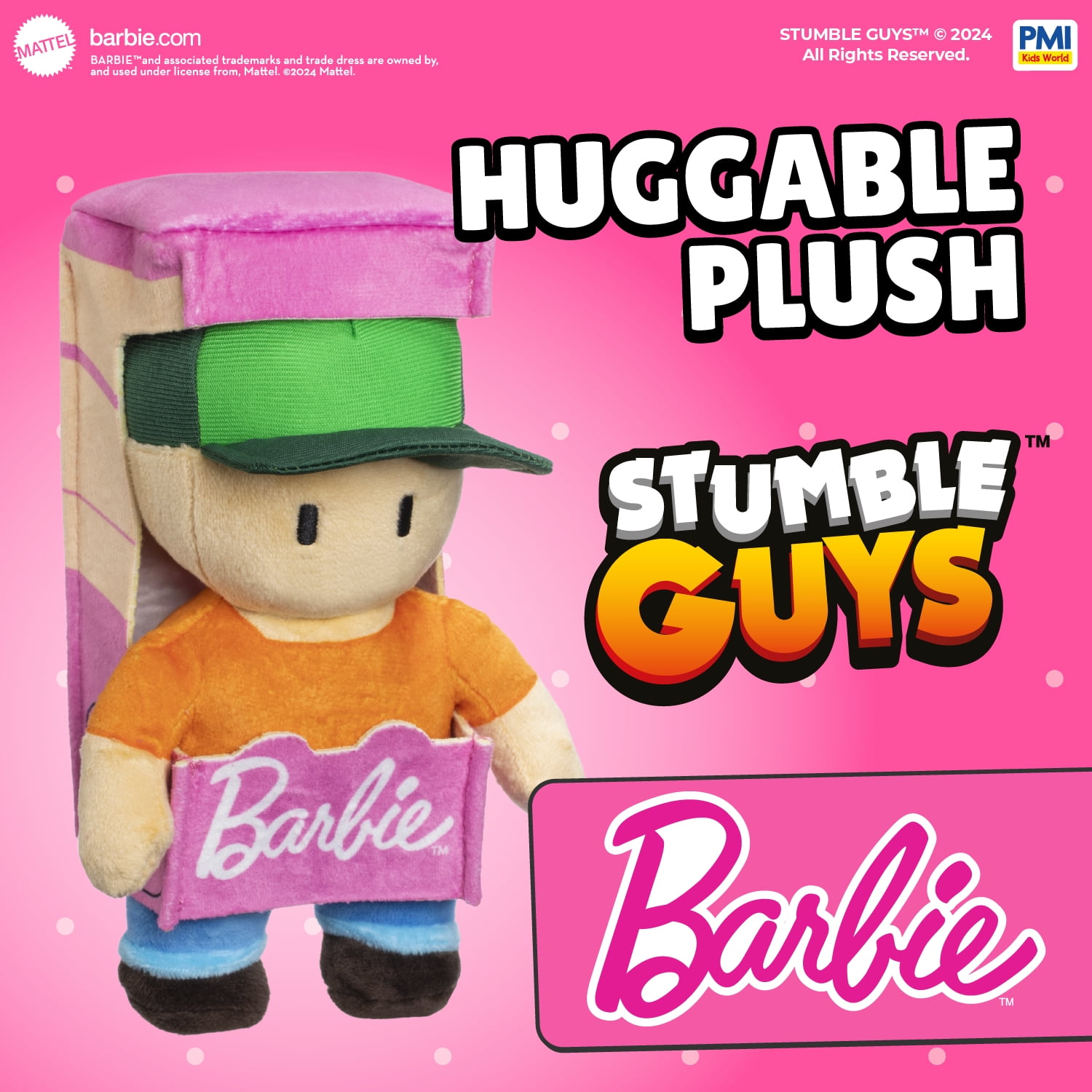 Stumble Guys x Barbie Huggable Plush