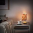 thumbnail image 6 of Flatbread Table Lamp for Desk Nightstand Lamp with USB Modern Gifts for Bedroom Living Room Kids Room, 6 of 7