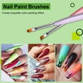 thumbnail image 6 of Saviland 8Pcs Nail Art Brushes Kit - Multifunctional Detail Double-End Nail Art Tools Kit with Painting Dotting Liner Pen for Gel Nail Polish, 6 of 7