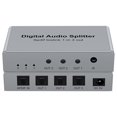 thumbnail image 5 of Répartiteur Audio Optique Numérique 3 Ports Spdif Toslink Alliage d'Aluminium Répartiteur Optique 1 en 3 Support Dts, 5 of 5