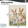 thumbnail image 4 of Stupell Industries Cottage Bunnies with Painted Easter Eggs White Framed Giclee Art, 16 x 20, by The Prints Vibe, 4 of 8