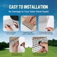 thumbnail image 5 of M optimized Squirrel Guard PVC Coated Wire Mesh Roll Critter Guard Weather Proof Solar, Black Bird Barrier for Solar Panels, 5 of 6