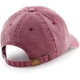 thumbnail image 2 of Beechfield Casquette Vintage à Profil Bas Aspect Denim, 2 of 2