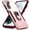Pink + Rose, variant on Galaxy S21 Plus Case, 360 degree Rotate Ring Stand Rugged Lightweight Slim Impact-Resistant Full Body Shockproof Protective Bumper Case For Samsung Galaxy S21+,Blue